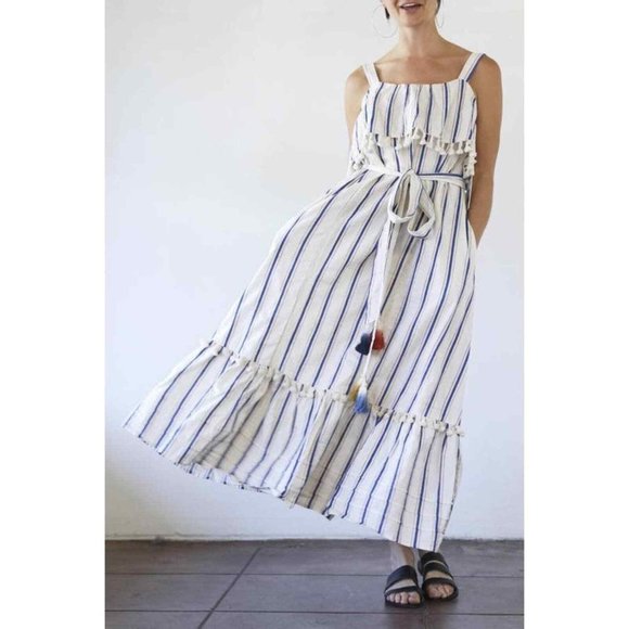 Trovata Striped Dress with Tassles, size XS - Picture 1 of 10